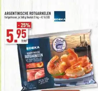 Marktkauf Edeka Argentinische Rotgarnelen Angebot