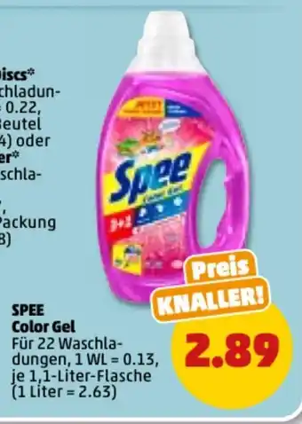 PENNY Spee Color Gel 1.1L Angebot