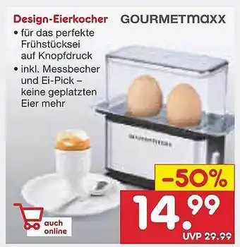 Netto Marken-Discount Design-eierkocher Gourmetmaxx Angebot