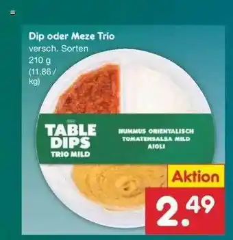 Netto Marken-Discount Dip Oder Meze Trio Angebot