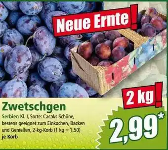 Norma Zwetschgen Angebot