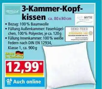 Norma 3-kammer-kopf-kissen Angebot