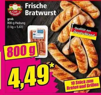 Norma Frische Bratwurst Gut Bartenhof Angebot