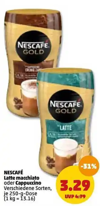 PENNY Nescafé Latte Macchiato Oder Cappuccino Angebot