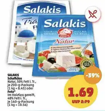 PENNY Salakis Schafkäse Oder Feta Angebot