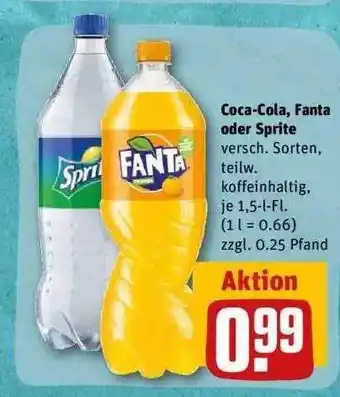 REWE Coca-cola, Fanta Oder Sprite Angebot