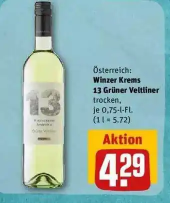 REWE Winzer Krems 13 Grüner Veltliner Angebot