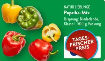 Aldi Süd Natur Lieblinge Paprika Mix 500 g Packung Angebot