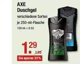 V Markt AXE Duschgel 250 ml Flasche Angebot