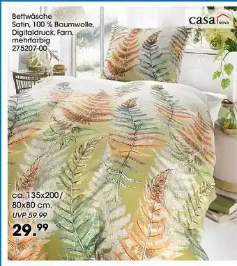 Möbel Martin Bettwäche Satin Casa Nova Angebot