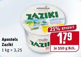 REWE Apostels Zaziki 550g Becher Angebot