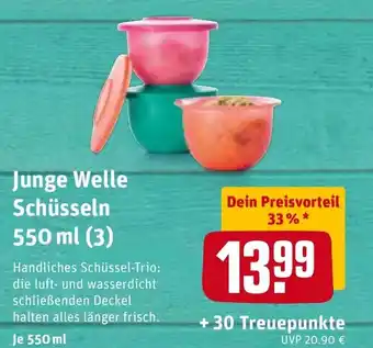 REWE Junge Welle Schüsseln 550ml Angebot