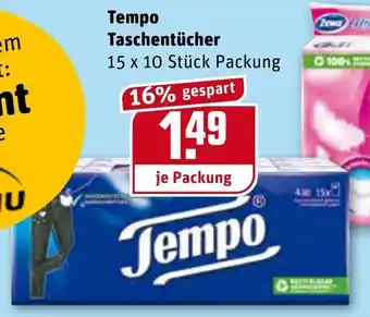 REWE Tempo Taschentücher Angebot