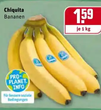 REWE Center Chiquita Bananen 1 kg Angebot