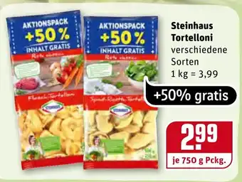 REWE Center Steinhaus Tortelloni 750g Angebot