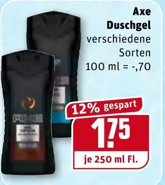 REWE Center Axe Duschgel 250ml Angebot