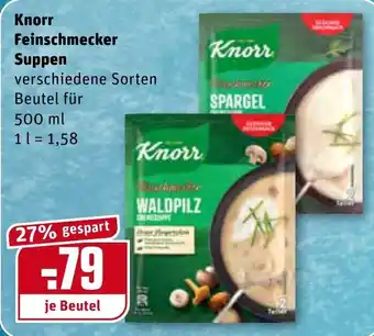 REWE Center Knorr Feinschmecker Suppen 500ml Angebot