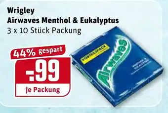 REWE Center Wrigley Airwaves Menthol & Eukalyptus Angebot