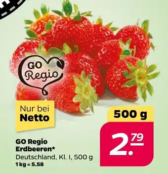 NETTO Go Regio Erdbeeren 500g Angebot