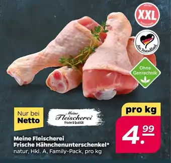 NETTO Meine Fleischerei Frische Hahnchenunterschenkel 1kg Angebot