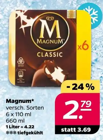 NETTO Langnese Magnum 660ml Angebot