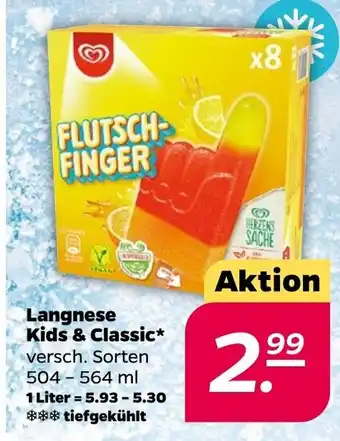 NETTO Langnese Kids & Classic 504-564ml Angebot