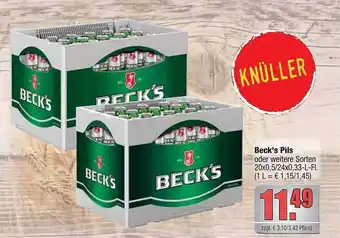 alldrink Beck's Pils Angebot