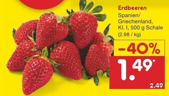 Netto Marken-Discount Erdbeeren 500 g Angebot