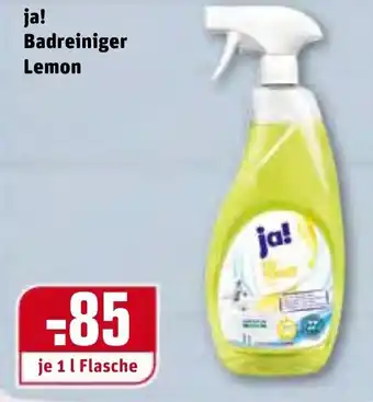 REWE Center ja! Badreiniger Lemon 1L Angebot