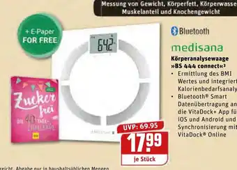 REWE Center Medisana Körperanalysewaage BS 444 connect Angebot