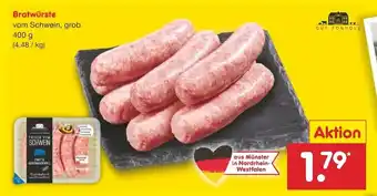 Netto Marken-Discount Bratwürste 400 g Angebot