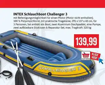 Stolz Intex Schlauchboot Challenger 3 Angebot