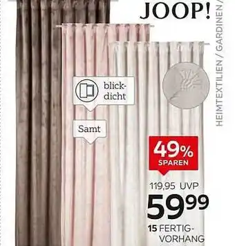 XXXLutz Joop! Fertigvorhang Angebot