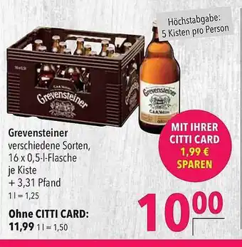 CITTI Markt Grevensteiner Angebot