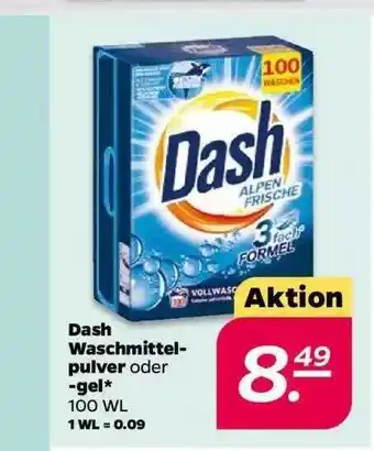 NETTO Dash Waschmittel Pulver Oder Gel Angebot