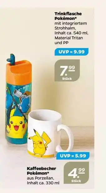 NETTO Trinkflasche Pokémon Angebot