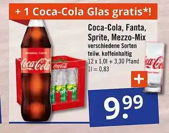 GetränkePartner Coca-cola, Fanta, Sprite Oder Mezzo-mix Angebot