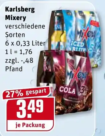 REWE Center Karlsberg Mixery 6x0,33L Angebot