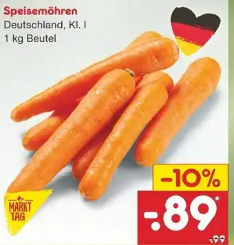 Netto Marken-Discount Speisemöhren 1 kg Beutel Angebot