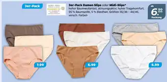 NETTO Damen Slips o. Midi-Slips* 3 st Angebot