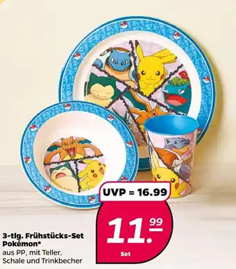 NETTO Fruhstucks-Set Pokemon 3-tlg Angebot