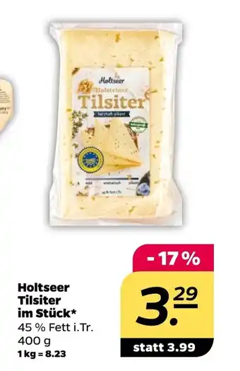 NETTO Holtseer Tilsiter in Stuck 400g Angebot