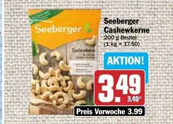 dodenhof Seeberger Cashewkerne Angebot