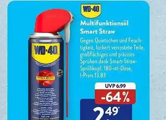 Aldi Süd Wd-40 Multifunktionsöl Smart Straw Angebot