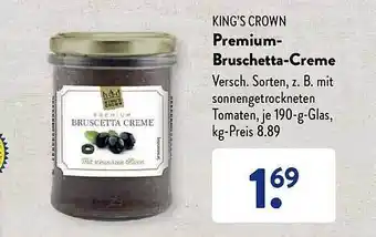 Aldi Süd King's Crown Premium-bruschetta-creme Angebot