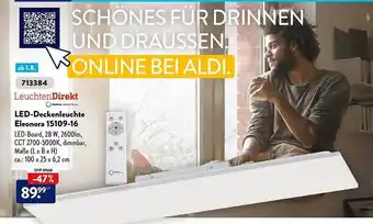 Aldi Süd Led-deckenleuchte Eleonora 15109-16 Angebot