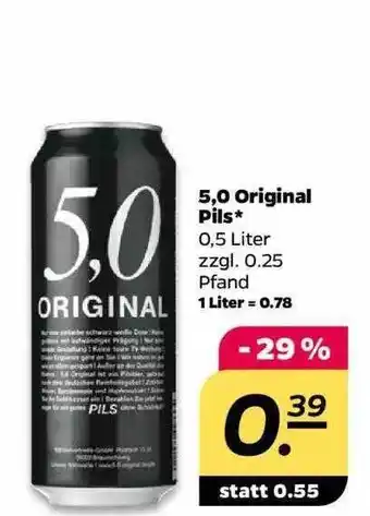 NETTO 5,0 Original Pils Angebot