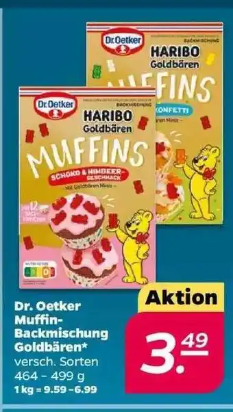 NETTO Dr. Oetker Muffin Backmischung Goldbären Angebot