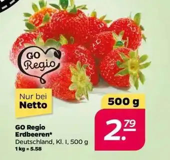 NETTO Go Regio Erdbeeren Angebot