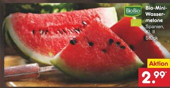 Netto Marken-Discount Bio-Mini-Wassermelone Angebot